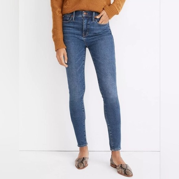 Madewell Denim - Madewell | 10" High-Rise Skinny Jeans In Wendover Wash: TENCEL™ Denim Edition